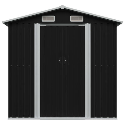 Garden Storage Shed Steel 204x132x186 cm