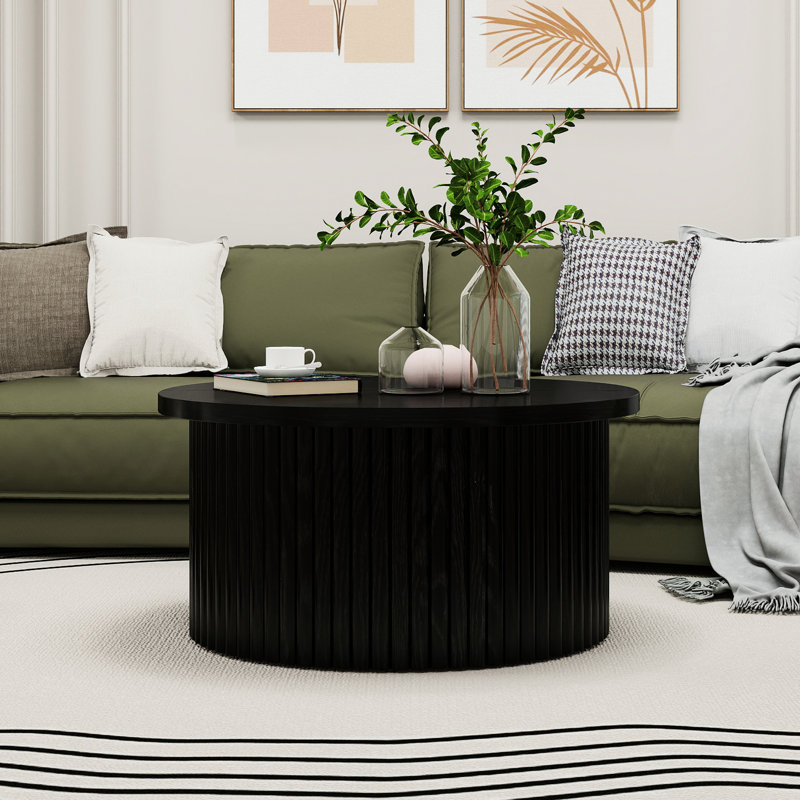 Table basse moderne Modern Living, Noir