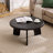 Mid Century Modern Coffee Table Wood Living Room Table Cute Round Coffee Table Center Table Side Table For Living Room Office Reception Room-670258560