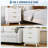 Wood Nightstand Set of 2 – 3-Drawer Fluted Bedside Tables. Value Bundle for   Bedroom-408635753