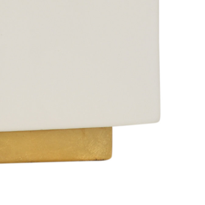 Palmer Table Lamp, Snow Glaze