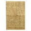 Hand Knotted Wool Oriental Area Rug in Gold
