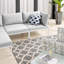 Ensemble de sièges de patio en aluminium à tissage panier 6 pièces Harmony par Modway-58125855-58125854