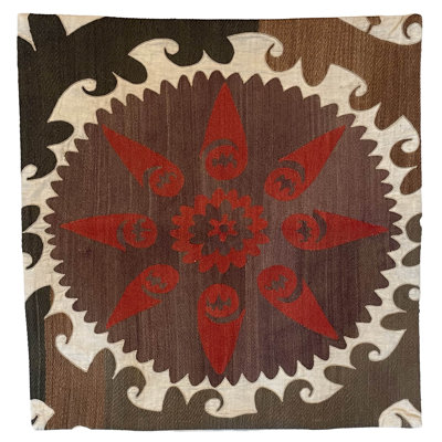 Embroidered Throw Pillow