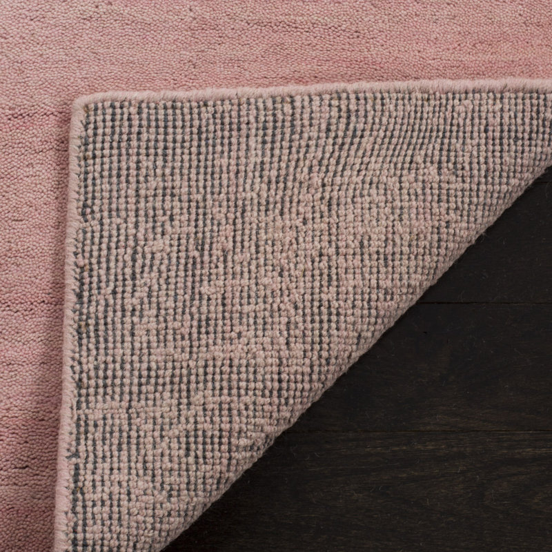Tapis de couleur unie en laine / coton tissé à la main Ewen, Tapis de couloir 2 pi 3 po x 8 pi