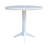 Ileia 36 " Extendable Rubberwood Round and Oval Solid Wood Top with Solid Wood Base Dining Table-30030655