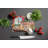 Basenji Christmas Cookies Glass Cutting Board