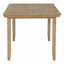 Table de salle à manger et chaises avec banc, ensemble de salle à manger en bois rustique, ensemble de 6-1736895984-1736895999