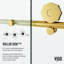 Elan Hart 56-60" W x 76" H Sliding Frameless Shower Door with 3/8" Clear Glass-244612125