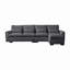 Repose-pieds de canapé modulaire en L 114,5 po-203551993