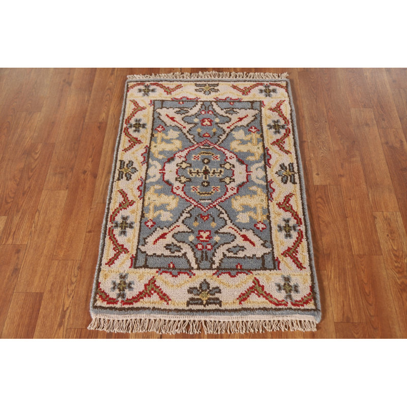 Grey Oushak Indian Rug 2x3