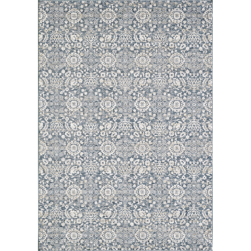 Tapis bleu Bradford, Rectangle 3 pi 6 po x 5 pi 9 po