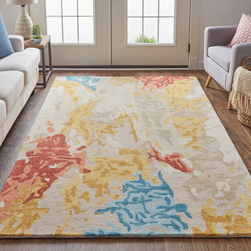 Chaggai Abstract Indoor Rug, Rectangle 8' x 10'