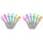 50 - Bulb 84'' Plug-in LED Wide Angle LED String Light