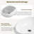 18" Oval Bathroom Vessel Sink