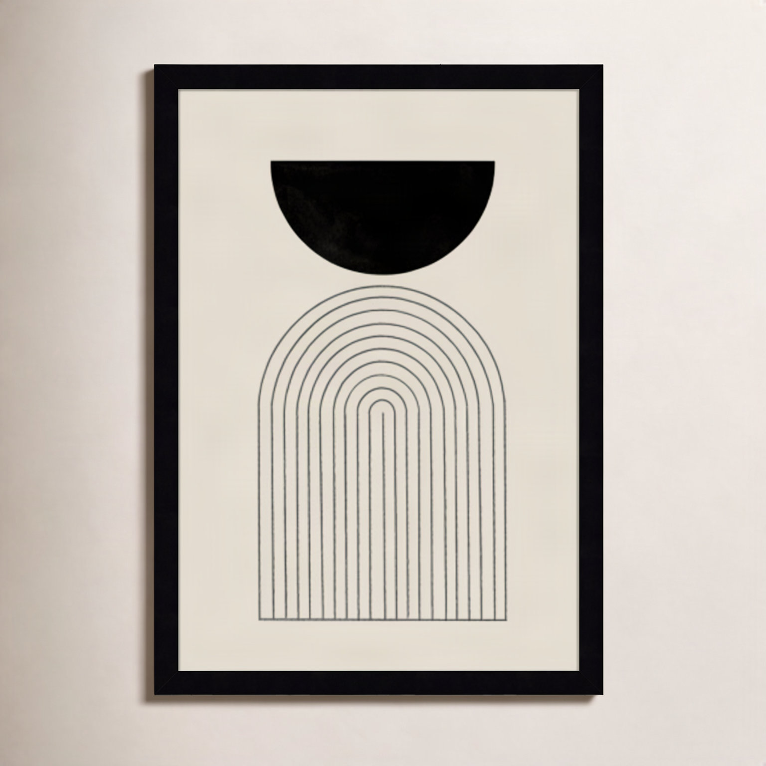 BaB No 1 by The MIUUS STUDIO, 21" H x 15" W x 1" D, Black
