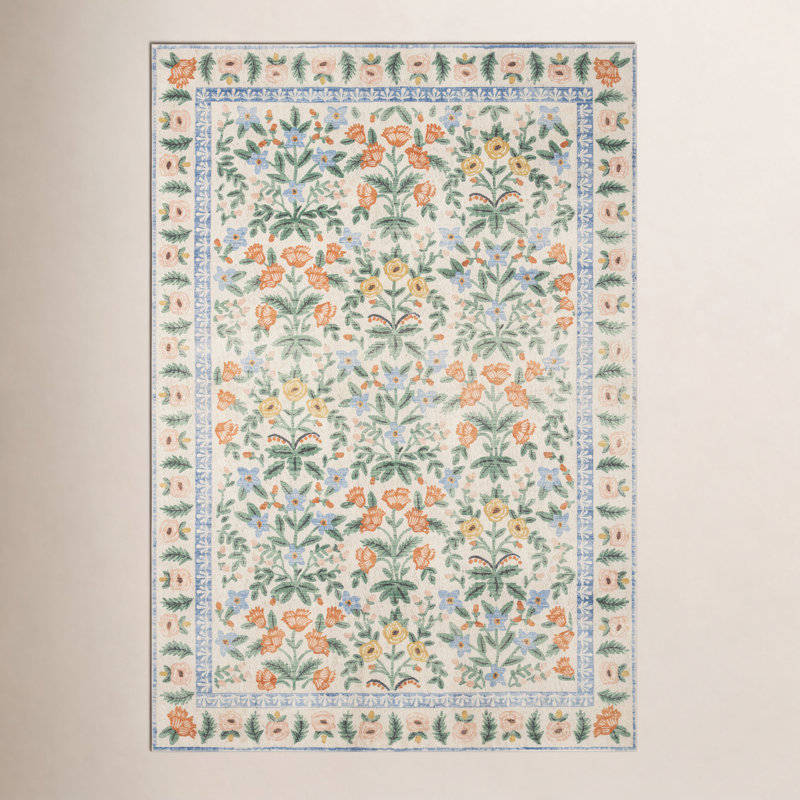 Tapis Eden Rifle Paper Co. x Loloi, Rectangle 8'6" x 11'6"