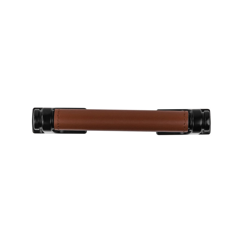 Reserve Bar Pull, 3 3/4", Matte Black/Brown