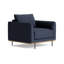 Fauteuil d'appoint en velours azur, vert olive-569987515