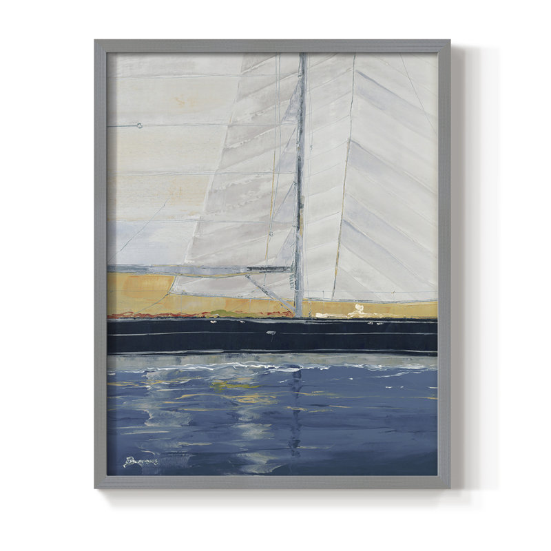 Gallery Stealth, reproduction d'art encadrée - bois massif, Gris, H 15 po x l 12 po