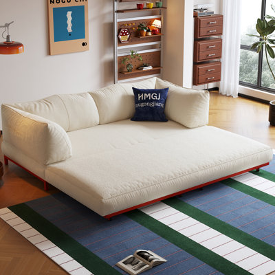 3-in-1 Convertible Sofa Bed, High-Density Foam & Metal Frame, Comfortable Adult Sleep, Ready-to-Use