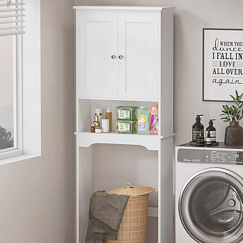Over The Toilet Storage Cabinet, Bathroom Shelf Over Toilet, Bathroom Storage Cabinet Organizer,Wood Bathroom Space Saver