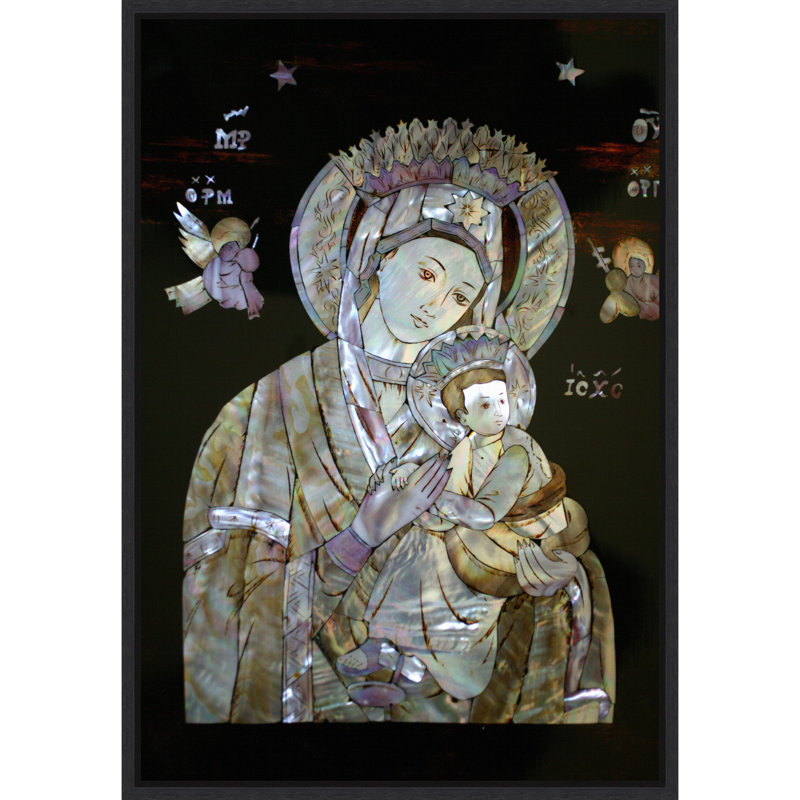 Impression sur toile encadrée, "Sainte Vierge"