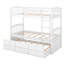 Lit simple superposé au-dessus de bois avec lit gigogne blanc-1521590203