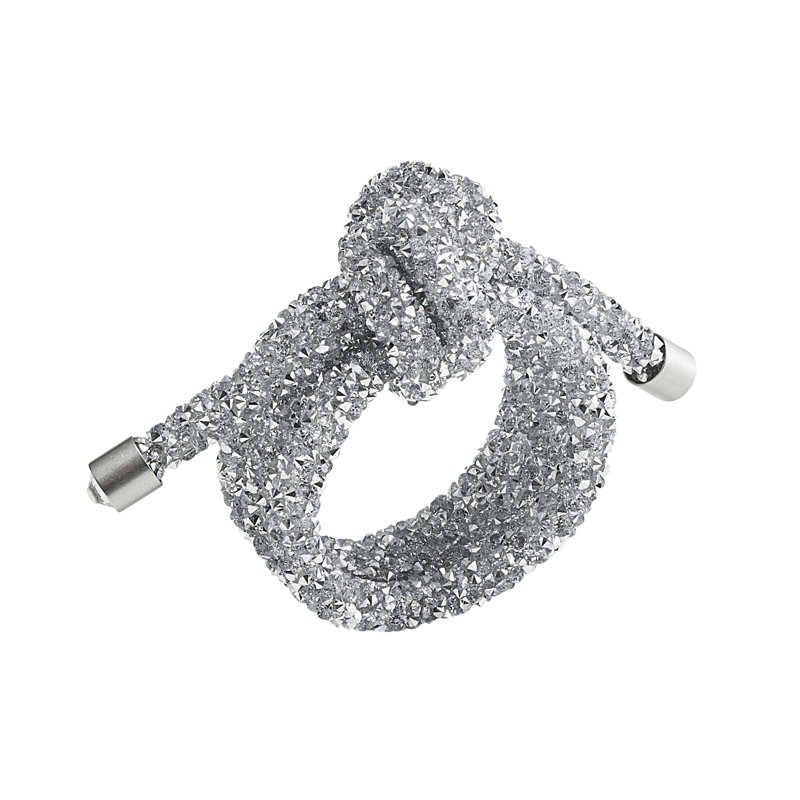 Glam Knot Napkin Ring, Silver