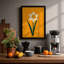 Daffodil Study Botanical - Framed Print-2053140456-2053140457