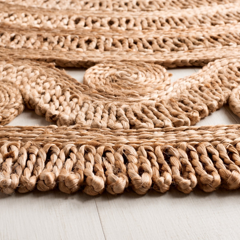 Tapis naturel en fibre naturelle 171, Rond 6 pi