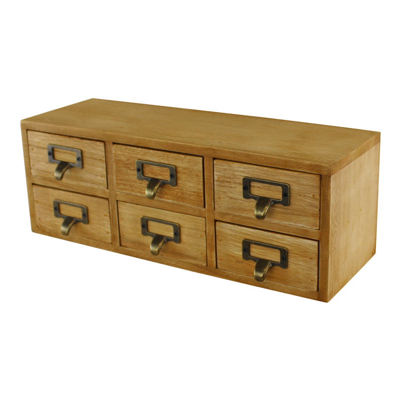 Devries Wood Desk Organiser