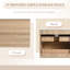 Meuble-lavabo simple mural 24 po avec plateau en céramique Jahlyn-887136994