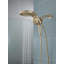 Pomme de douche double à 5 jets et douche à main avec H2Okinetic 2,5 GPM HydraChoice Hydrorain-1610649436