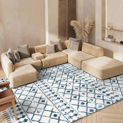 Tapis à poils longs Triplett