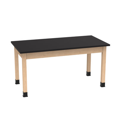 PerpetuLab Quick-Ship Rectangular Plain Apron Table, limited options -  Diversified Woodcrafts, P760LBBM30N-WFFT