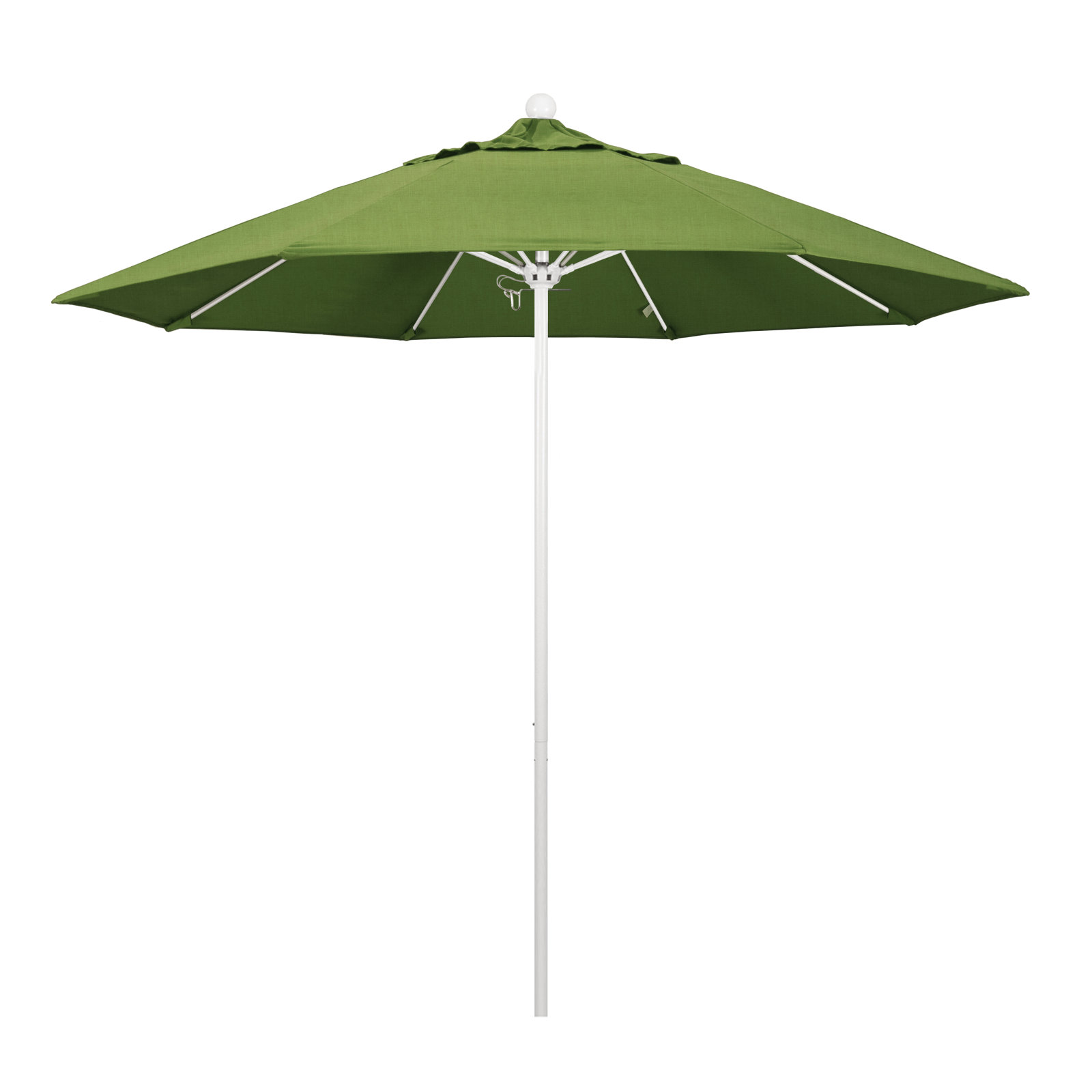 Maria 108'' Sunbrella® Outdoor Umbrella, Spectrum Cilantro Sunbrella® Plainweave, White