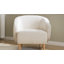 Chaise d'appoint moderne en tonneau rembourrée - ensemble de 2-1720746851