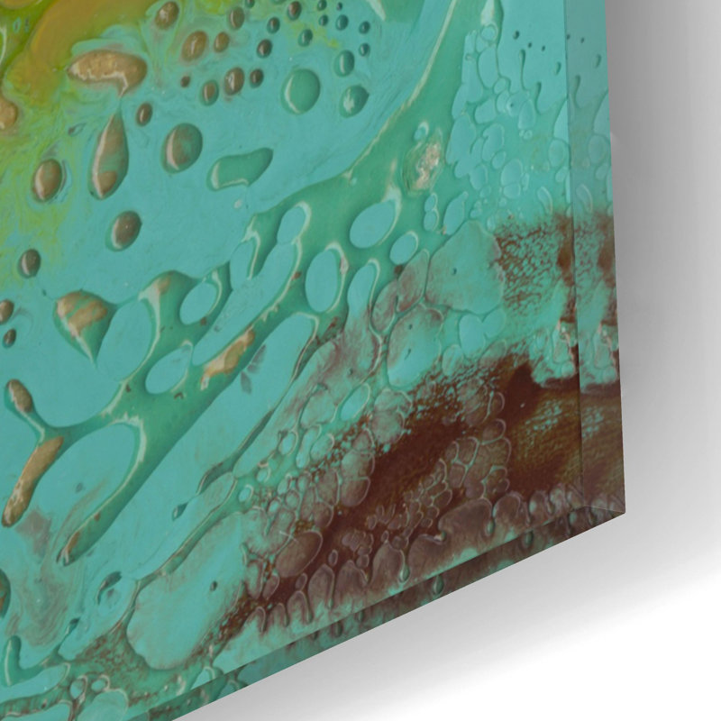 «Arid 2» par Alicia Ludwig, art mural en verre acrylique, H 12 po x l 12 po x P 0,13 po