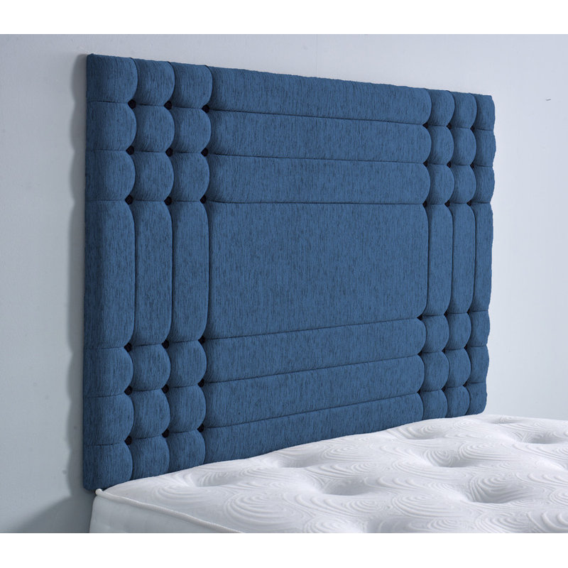 Upholstered Headboard, Blue, Super King (6')
