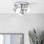 Milan Deco 3lt Led Plate Chrome