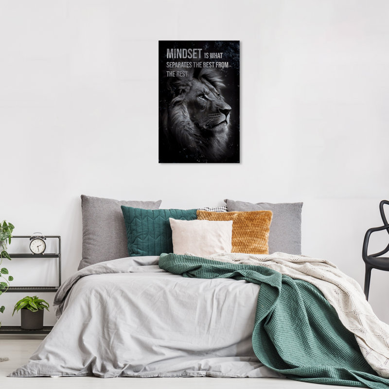 Reproduction d'art moderne sur toile noire Karsheen, H 24 po x l 16 po x P 0,8 po