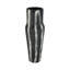 Élégant vase en métal gris à motif percy de 12 po en aluminium luxueux, idéal pour les maisons modernes, décor de vase indispensable-156631353