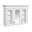 Armoire de salle de bain murale avec miroir et tablettes réglables, parfaite pour le rangement moderne et peu encombrant