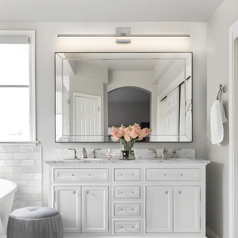 39" Dimmable LED Bath Bar, Brushed Nickel