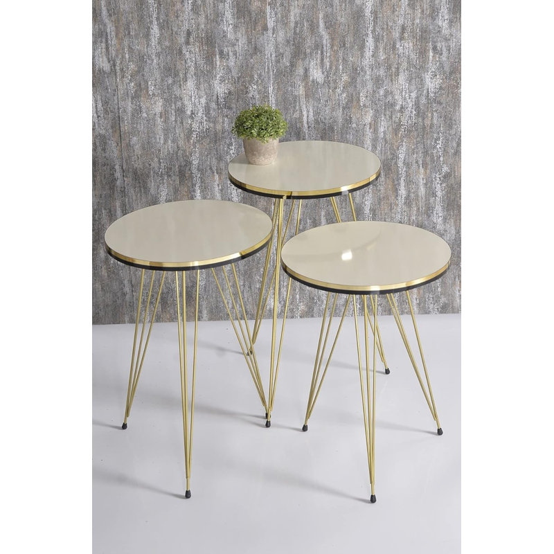 Vihaan 14cm Console Table, Cream White