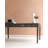 Verona Glass Solid Wood Writing Desk