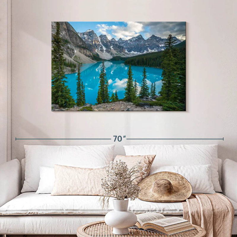 Alvord Scenic Moraine Lakeside Mountains, 30" H x 45" W