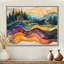 «Native Indian Village In A Forest Landscape I», art mural forêt-648869145-648869154-671601538