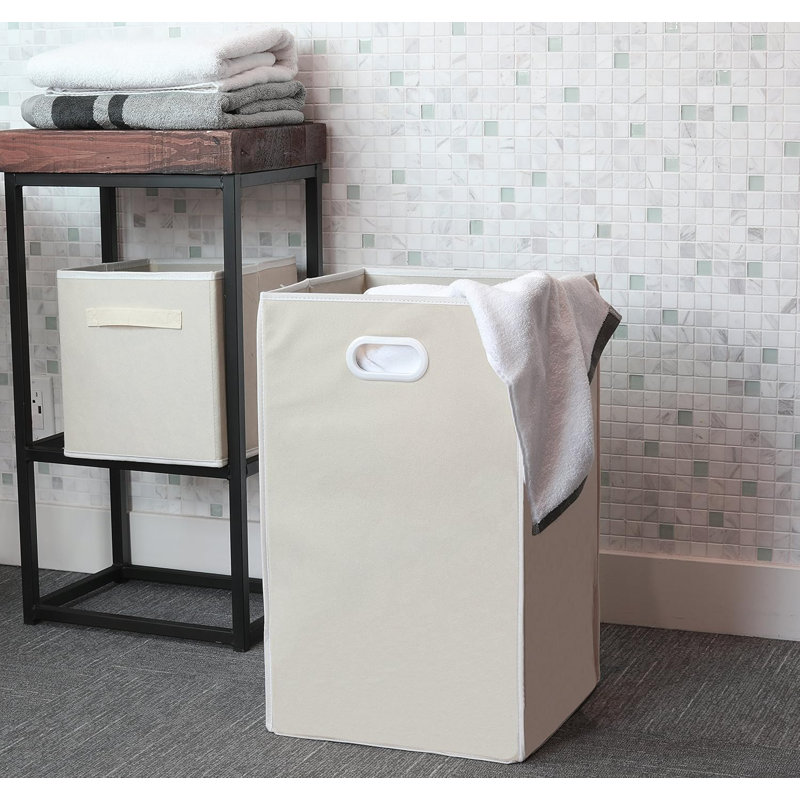 Panier à linge pliable, Beige